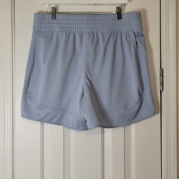 Adidas Women's Pacer Training Woven High Rise Shorts Preloved Ink/White Size XL - Picture 5 of 13